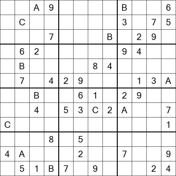 Sudoku 12x12 - Difícil