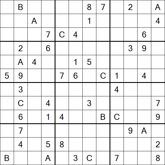 Sudoku 12x12 - Difícil