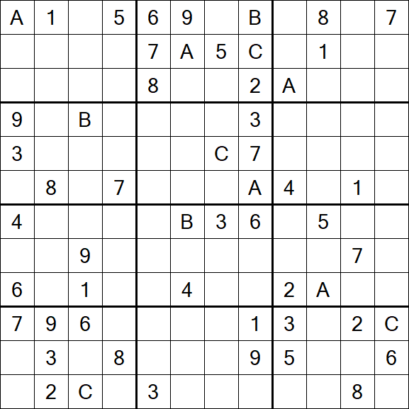 Sudoku 12x12 - Difícil