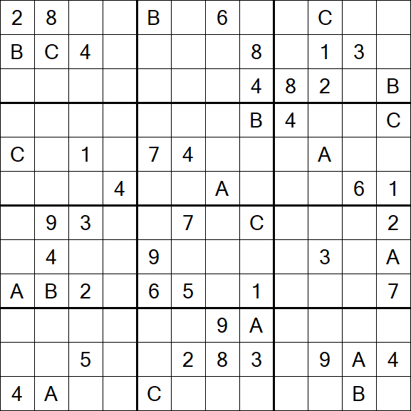Sudoku 12x12 - Difícil