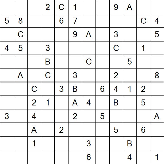 Sudoku 12x12 - Difícil