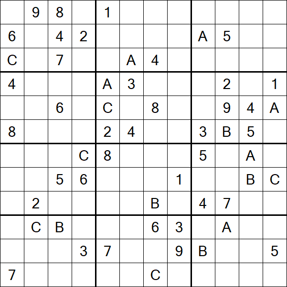 Sudoku 12x12 - Difícil