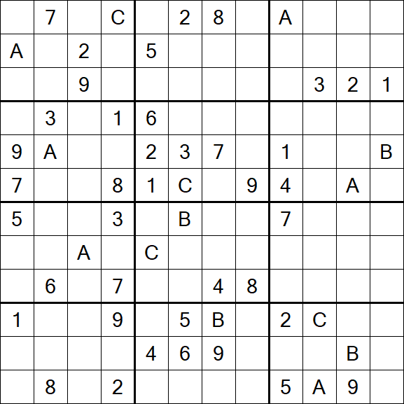 Sudoku 12x12 - Difícil