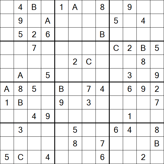 Sudoku 12x12 - Difícil