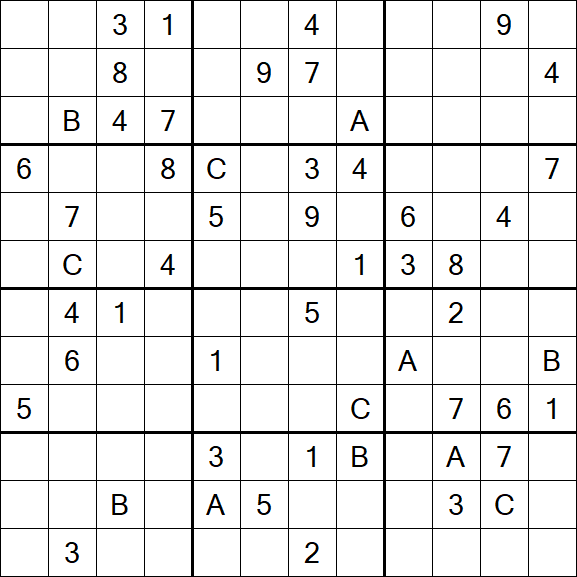Sudoku 12x12 - Difícil