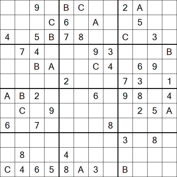 Sudoku 12x12 - Difícil