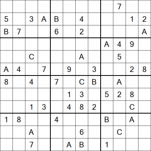 Sudoku 12x12 - Difícil
