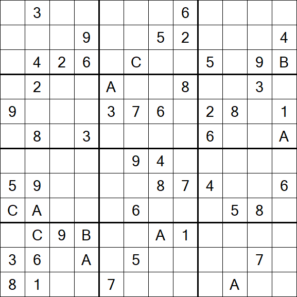 Sudoku 12x12 - Difícil