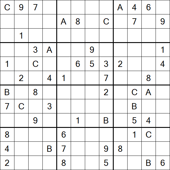 Sudoku 12x12 - Hard