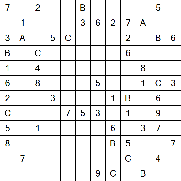 Sudoku 12x12 - Difficile