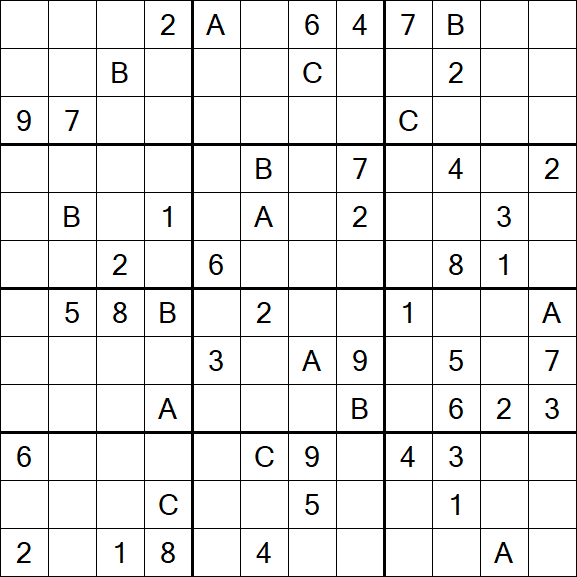 Sudoku 12x12 - Difficile