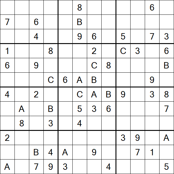 Sudoku 12x12 - Difficile
