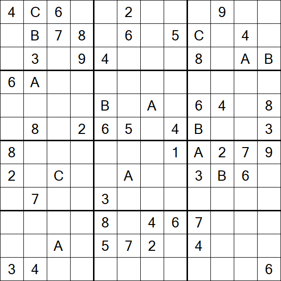 Sudoku 12x12 - Difficile