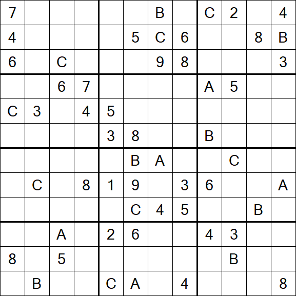 Sudoku 12x12 - Difficile