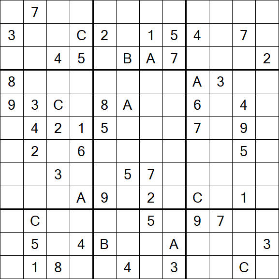 Sudoku 12x12 - Difficile