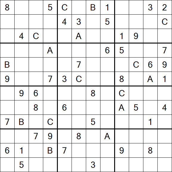 Sudoku 12x12 - Difficile