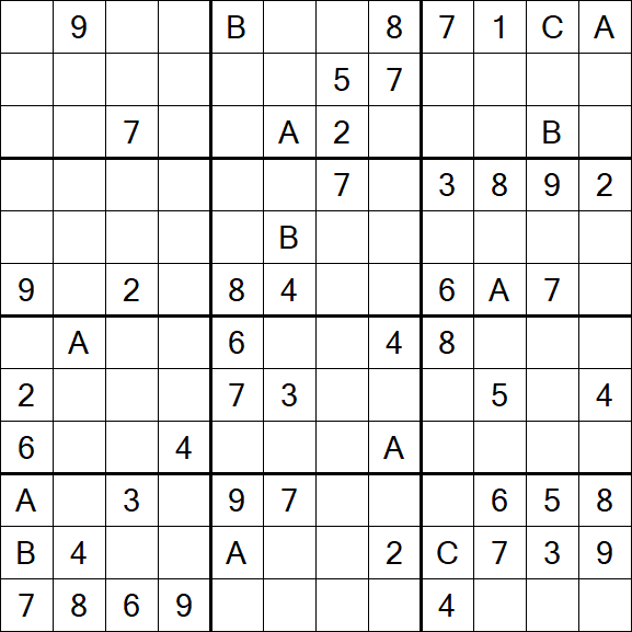 Sudoku 12x12 - Difficile