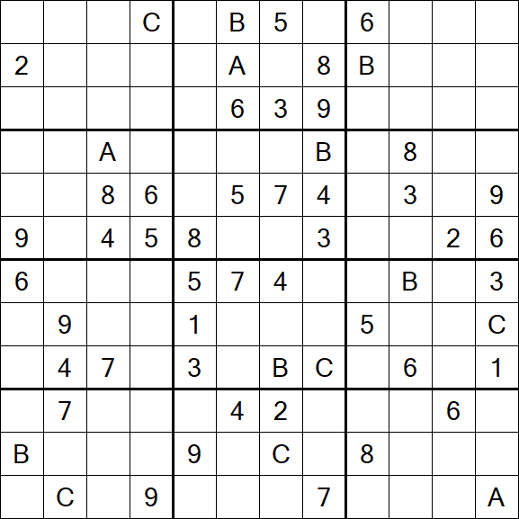 Sudoku 12x12 - Difficile