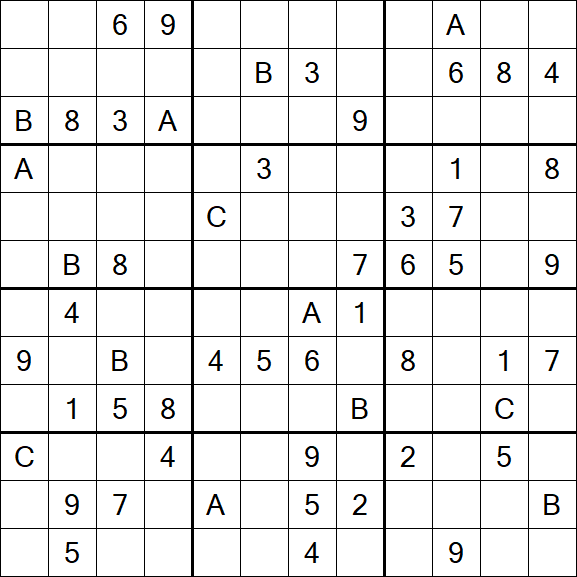 Sudoku 12x12 - Difficile