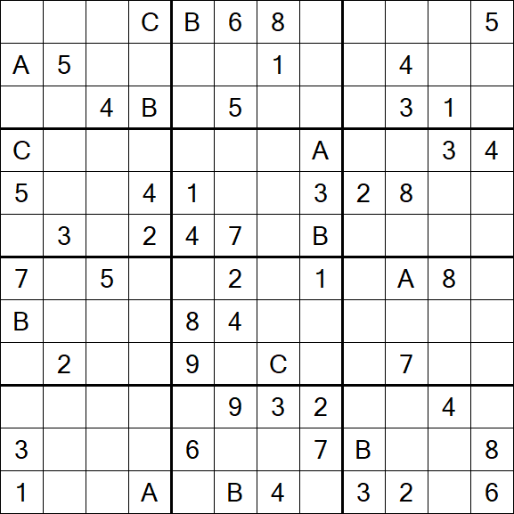 Sudoku 12x12 - Difficile
