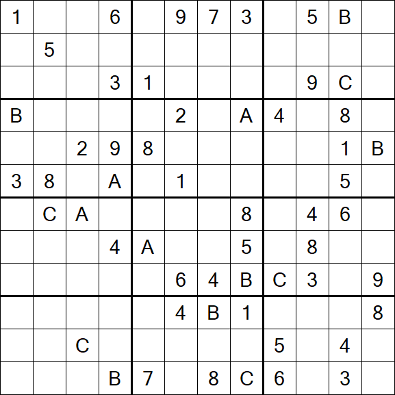 Sudoku 12x12 - Difficile