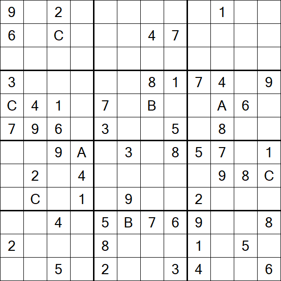 Sudoku 12x12 - Difficile
