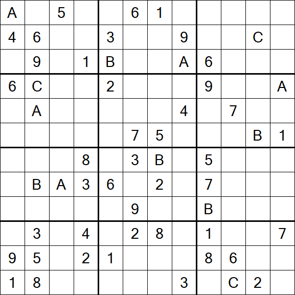 Sudoku 12x12 - Difficile