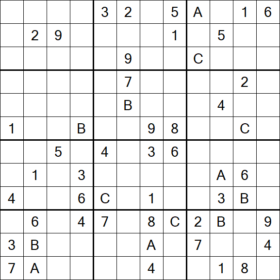 Sudoku 12x12 - Difficile