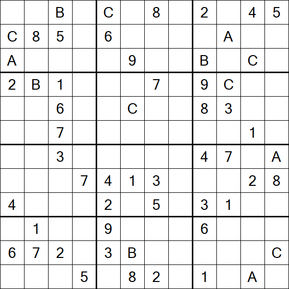 Sudoku 12x12 - Difficile