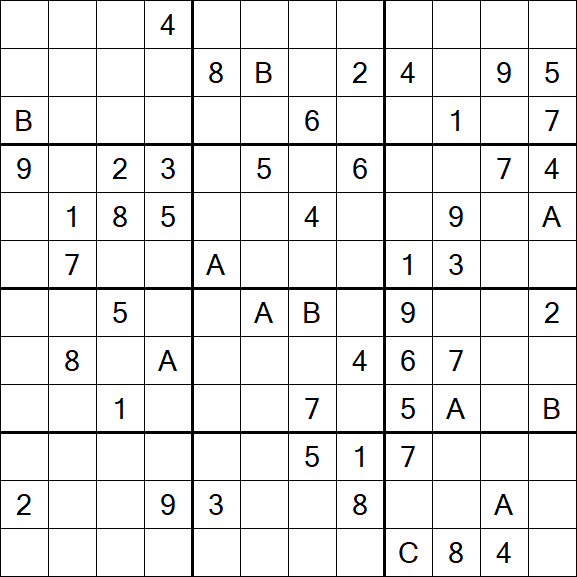 Sudoku 12x12 - Difficile