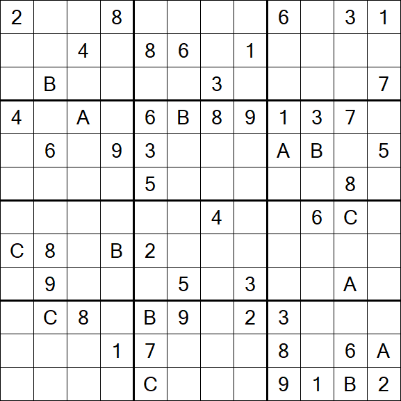 Sudoku 12x12 - Difficile