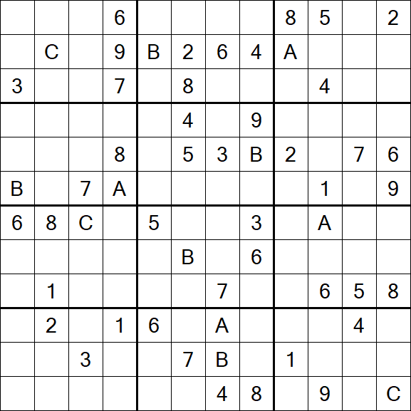 Sudoku 12x12 - Difficile