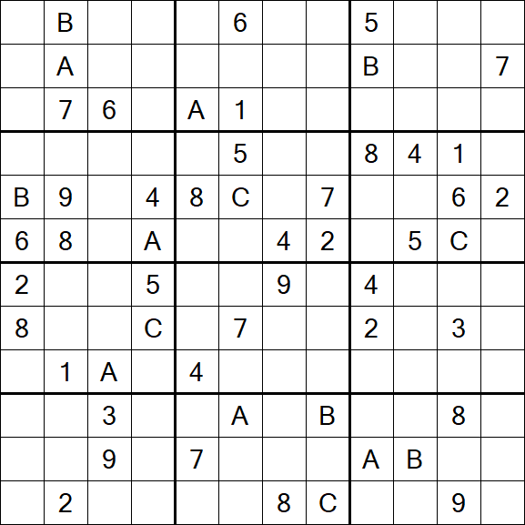 Sudoku 12x12 - Difficile