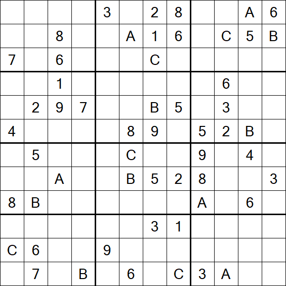 Sudoku 12x12 - Difficile