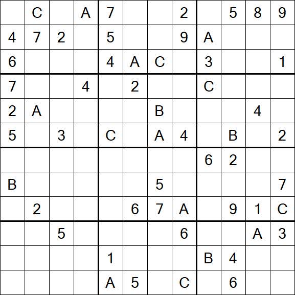 Sudoku 12x12 - Difficile