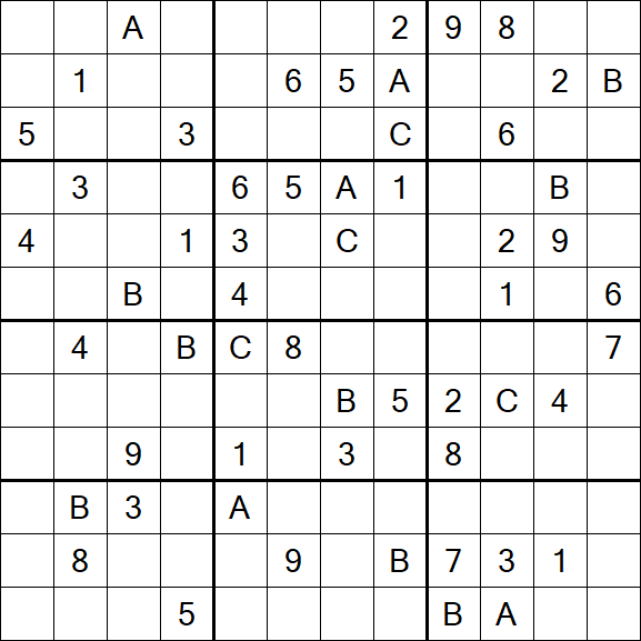 Sudoku 12x12 - Difficile