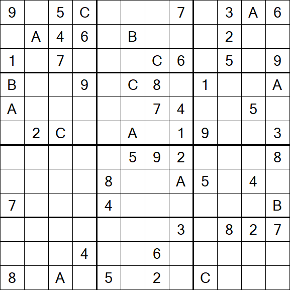 Sudoku 12x12 - Difficile