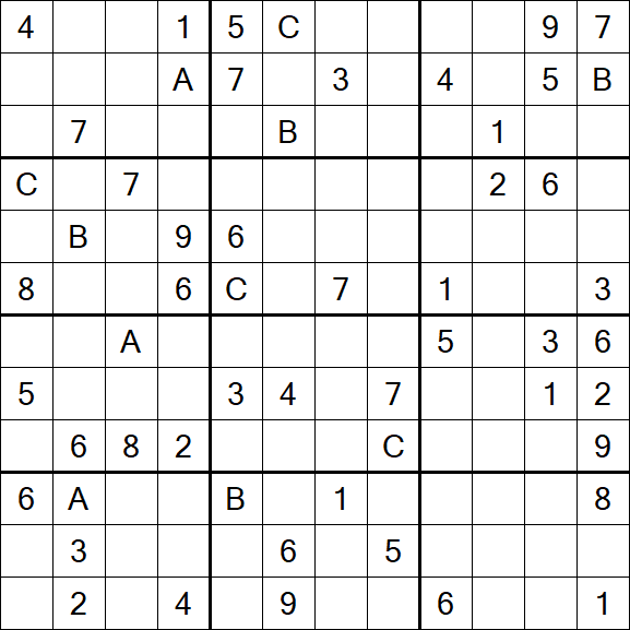 Sudoku 12x12 - Difficile