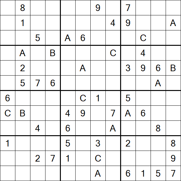Sudoku 12x12 - Difficile