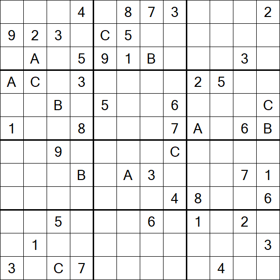 Sudoku 12x12 - Difficile