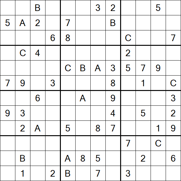Sudoku 12x12 - Difficile