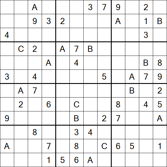 Sudoku 12x12 - Difficile