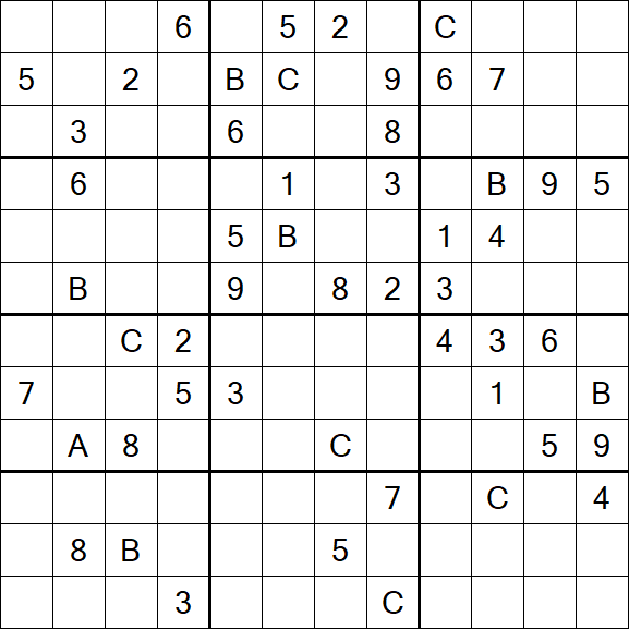 Sudoku 12x12 - Difficile