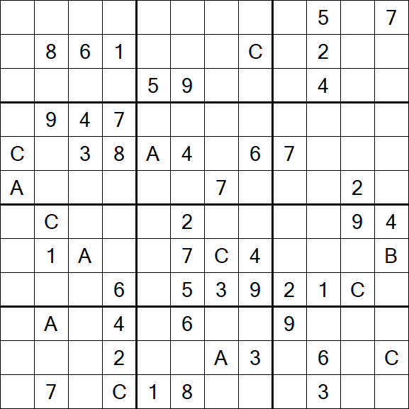 Sudoku 12x12 - Difficile