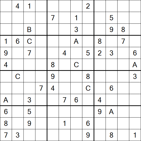 Sudoku 12x12 - Difficile