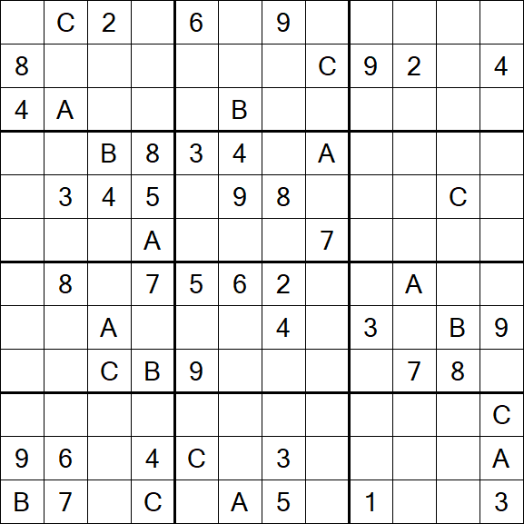 Sudoku 12x12 - Difficile