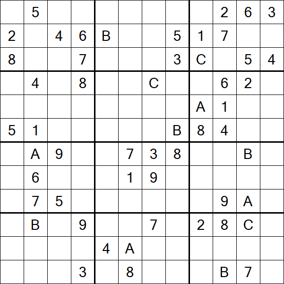 Sudoku 12x12 - Hard