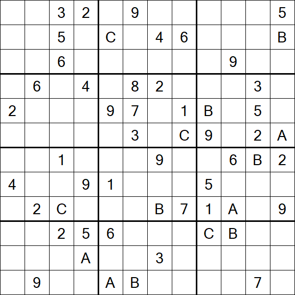 Sudoku 12x12 - Difficile