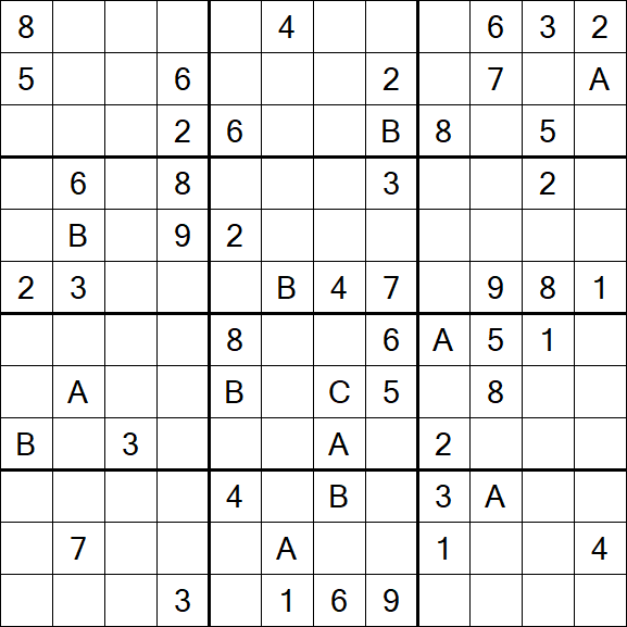 Sudoku 12x12 - Difficile
