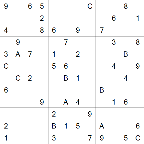 Sudoku 12x12 - Difficile